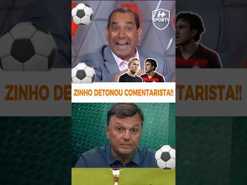 Zinho detonou comentarista!! #futebol #flamengo #maurocesar