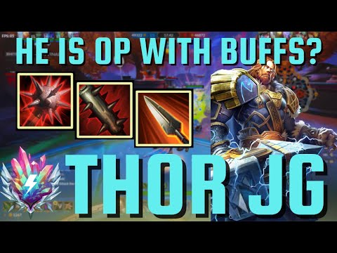 HE IS OP WITH BUFFS? - Thor Jungle Smite 2 Gameplay