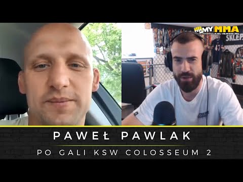 PAWEŁ PAWLAK | KSW Colosseum 2 | Pas mistrzowski | Rewanż z Tommym | Walki z Mamedem i Materlą