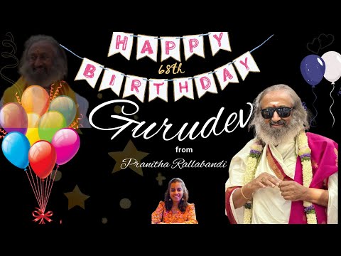 Pranitha Rallabandi Wished #Gurudev #srisriravishankar 68th Birthday 2024 USA | Sri Sri Ravi Shankar