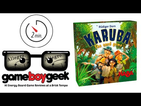 The Game Boy Geek's Allegro (2-min Review) of Karuba the Card  Game