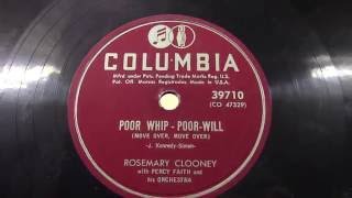 Rosemary Clooney: Poor whip-poor will. (1952).