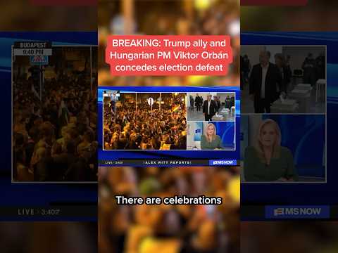 BREAKING: Trump ally and Hungarian PM Viktor Orbán concedes election defeat