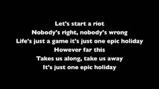 Angels &amp; Airwaves - Epic Holiday (With Lyrics)