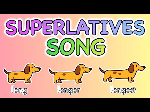 The Superlatives Song! | Biggest, Smallest, Fastest & Slowest | Fun English Song for Kids!