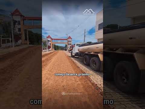 O recapeamento no trecho entre Martins e Serrinha dos Pintos teve início hoje