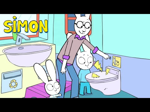 Capa de Tem um monstro no banheiro, papai | Simon | Compilação 100min 2ª temporada | Português Brasileiro