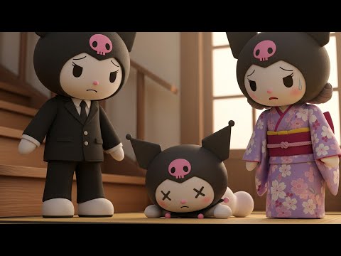 Kuromi is sad because her parents often argue.😢😢