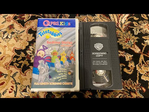 Teletubbies Bedtime Stories And Lullabies 2000 SCREENER VHS