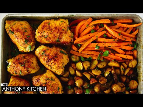 One-Pan Chicken, Carrots, & Potatoes (Less Than 1 Hour)