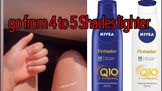 How to mix / 5 to 6 shade lighting cream / Nivea Q10 lotion #nivea #skincare #NiveaQ10