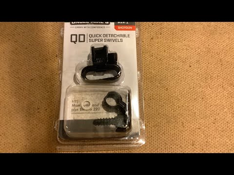 UNCLE MIKES SWIVEL INSTALLATION FOR AUTO AND PUMP SHOTGUNS!!  SUPER EASY!!