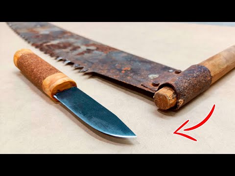 Как сделать Нож из Двуручной Пилы | Он НЕ тонет