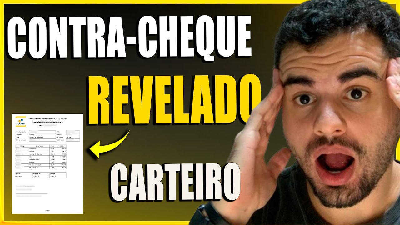 O VERDADEIRO SALÁRIO DE CARTEIRO DOS CORREIOS 2024