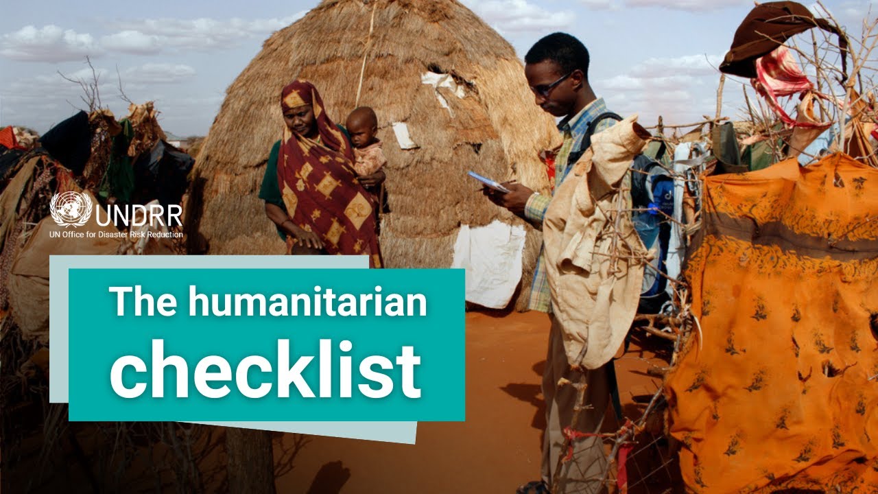 How humanitarians reduce disaster risk with this checklist | UNDRR