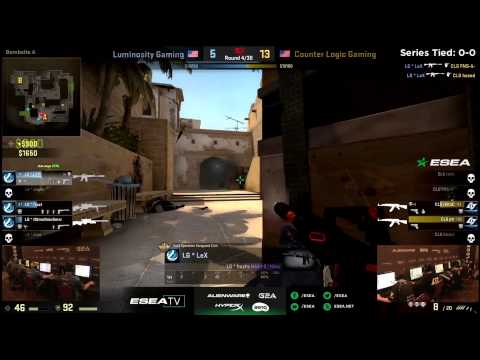 CLG reltuC terrific T-side ace on Mirage vs Luminosity @ ESEA (42:15)