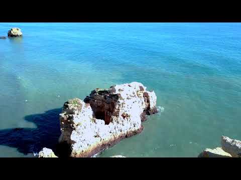 São Rafael Beach Portugal Flyover sv