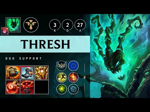 Thresh Support vs Pantheon - EUW Challenger Patch 25.12