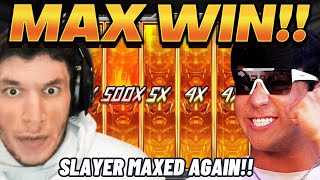 [TOP 12] Biggest Streamer Slot Wins! #253 | Trainwreckstv, Stevewilldoit & Adin Ross!