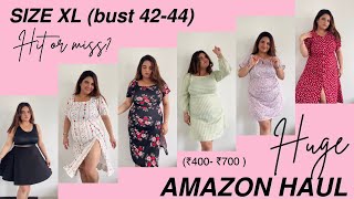 XL size Affordable Amazon Haul (Dresses under ₹700/-)