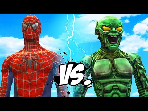 Spider-Man vs Green Goblin - Epic Superheroes Battle Video