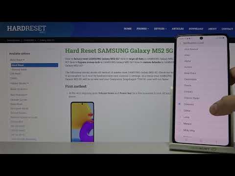 Choose best notification tone on Samsung Galaxy M52 5G - All notification tones on your Galaxy M52