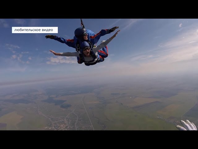 Ангарчанин готовится к рекордному прыжку с парашютом