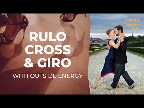 Rulo as Intro to the Giro & Rulo with Cross | Tango Intermediate #dance #tutorial
