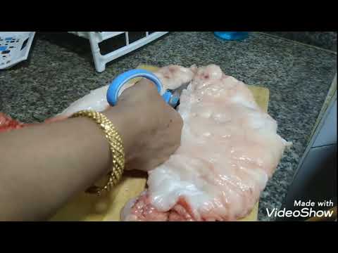 Fat fry | sheep tail fat | how to fry sheep tail fat | healthy food