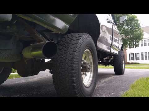 4" Diamond Eye Turbo Back Straight Pipe (7.3 Powerstroke)