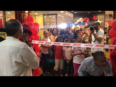 Reinaguración de Jamar Plazuela con Mildre Cartagena