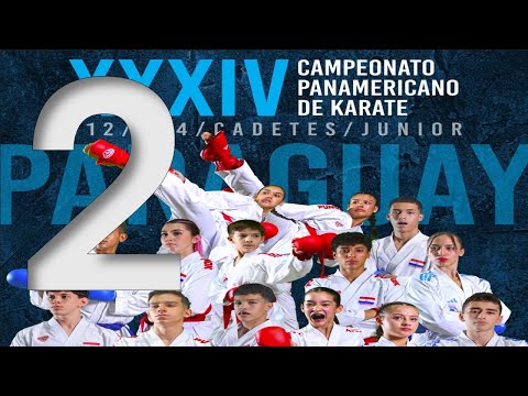 TATAMI 2 | DAY 1 | XXXIV CAMPEONATO PANAMERICAO DE KARATE PARAGUAY