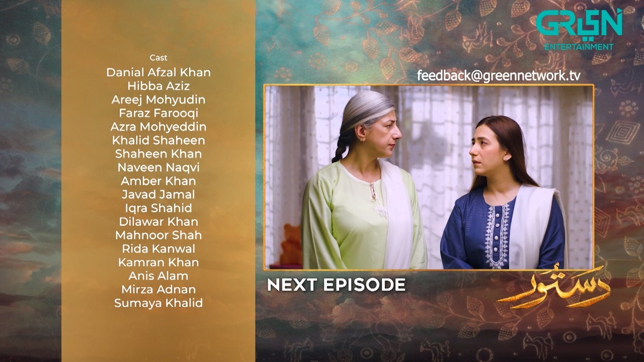 Dastoor Episode 51 ( Teaser ) 10th October 2026 | Hiba Aziz - Danial Afzal Khan | Green TV