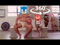 360° VR Sonic & Knuckles I WANT SUMO Doritos Commercial (Parody)