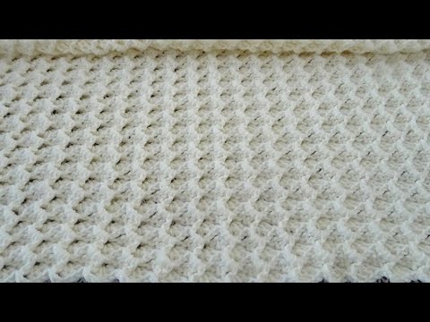 Einfache Babydecke  häkeln-  1 Reihe