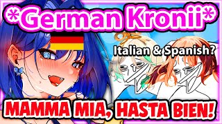Kronii Tries to Speak German and Made AUTOFISTER Laughs 【Cecilia Gigi Hololive EN】