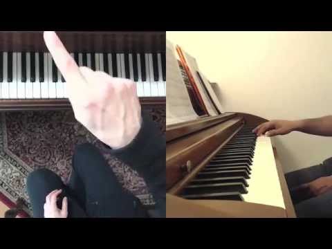 Piano Lesson prep for Kabalevsky, "Clowns"  (back, practice tempo)