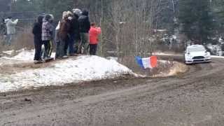 preview picture of video 'Rallye WRC Monte Carlo 2015 - ES8 - Les Costes – Saint Julien en Champsaur'