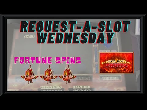 Request-A-Slot-Wednesday - Featuring Red Hot Fruits, Centurion, Eggspendables And Rainbow Riches POG