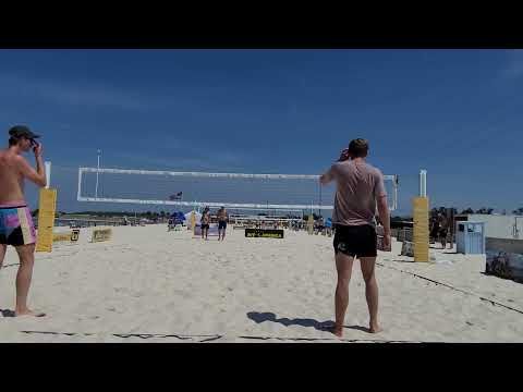 Andy Benesh/Caleb Kwekel vs. JD Hamiliton/Will Rodriguez beach volleyball Hudson Beach 2021