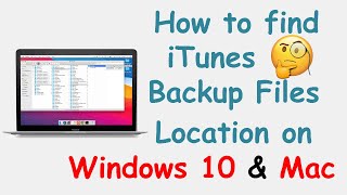 How to Find iPhone & iPad Backup File Location on Windows and Mac? Here it is!