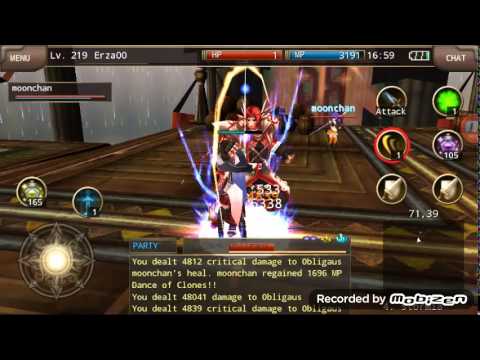 Iruna online. Ninja x H.wiz vs Obligaus