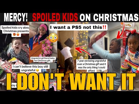UNGRATEFUL KIDS ON CHRISTMAS! Spoiled Children React Badly to Gifts | TikTok Compilation Reaction