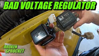 How to replace voltage regulator and solved many issues.