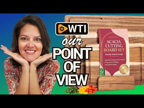 Acacia Wood Cutting Board for Kitchen - WTI product video review