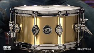 Video thumbnail for DW 14x6.5 Performance Series Thin Brass Snare Drum (DRPM6514SSBP) by Memphis Drum Shop