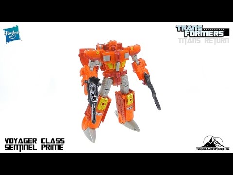 Transformers Titans Return Voyager Class SENTINEL PRIME Video Review