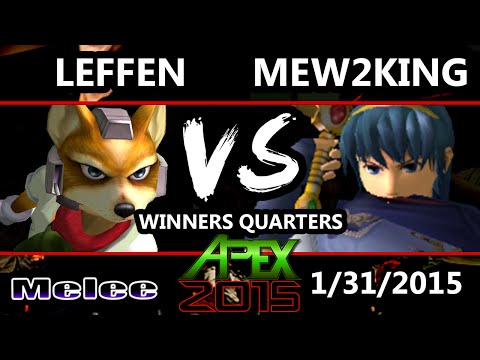 Apex 2015 - Mew2King (Marth) Vs. Leffen (Fox) - Winners Quarters - SSBM