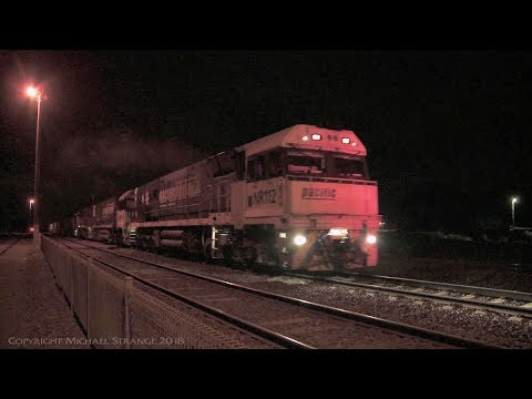 Pacific National 5MP5 Departs Gheringhap - PoathTV Australian Trains & Railways