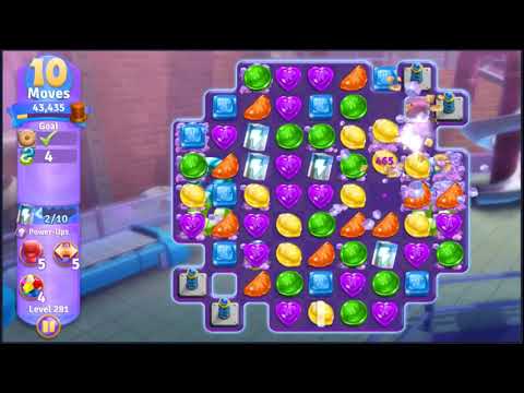 Wonka's World of Candy Level 281 - NO BOOSTERS + FULL STORY 🍫 | SKILLGAMING ✔️